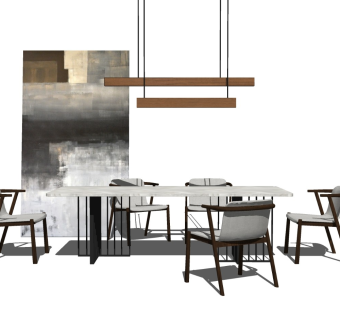 精品客厅设计家具模型 (2)